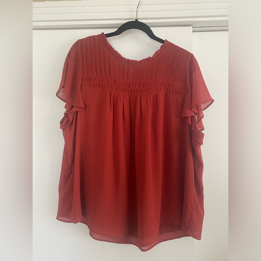 2X Torrid Chiffon Blouse